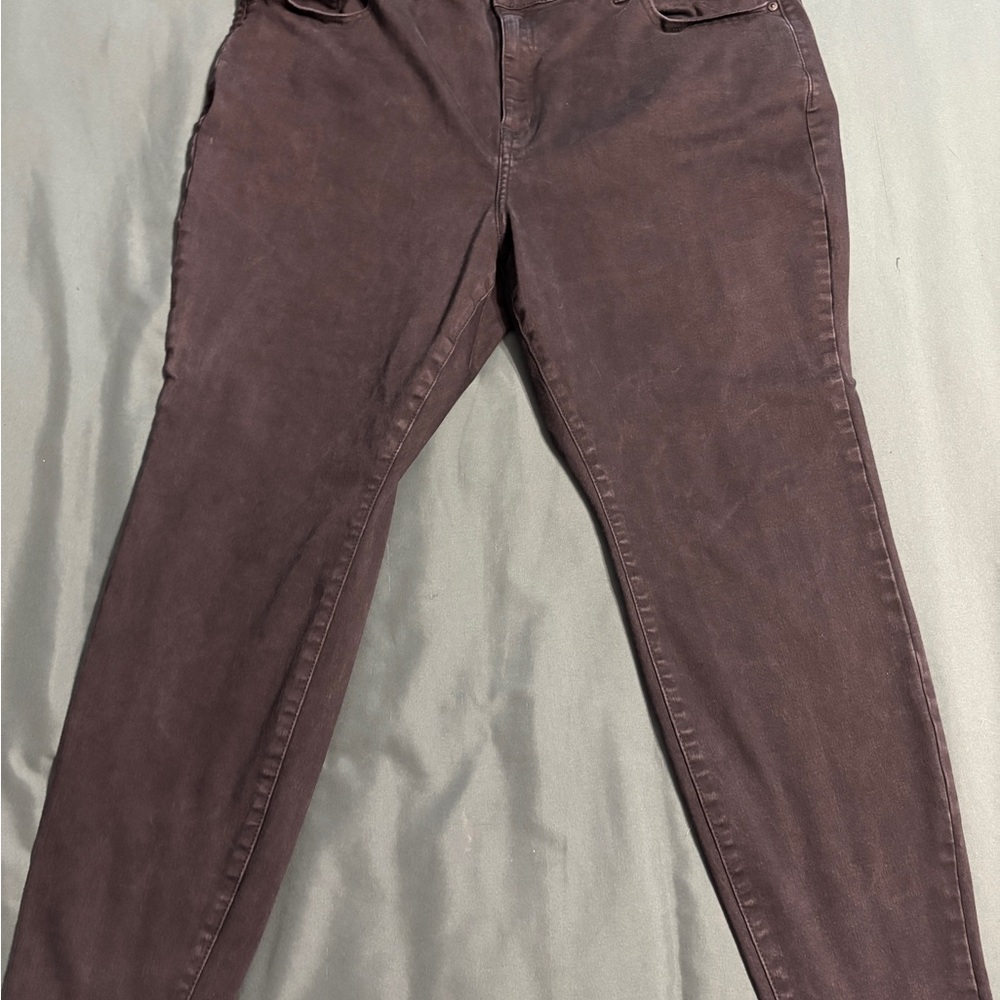 Lane Bryant Black High-Rise Super Stretch Skinny Jeans
